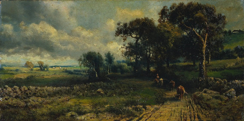 Wolkige Wolken - George Inness