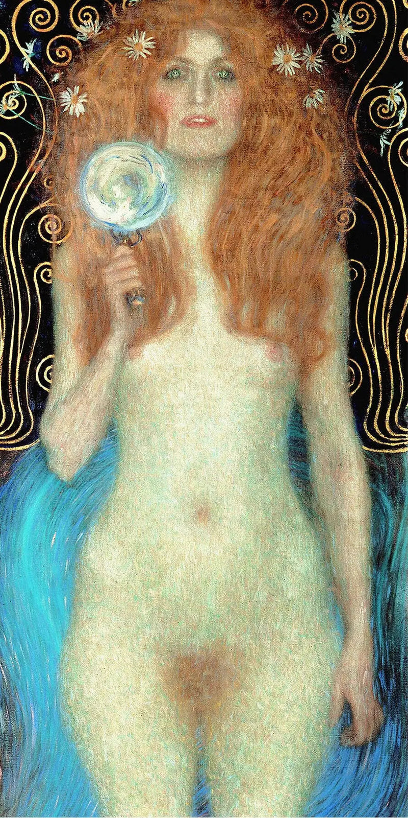 Nuda Veritas (Detail) - Gustav Klimt