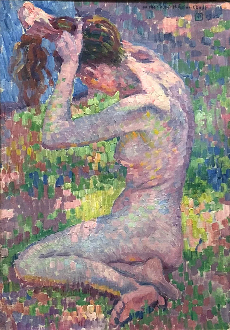 nue Sitzfläche - Théodore van Rysselberghe