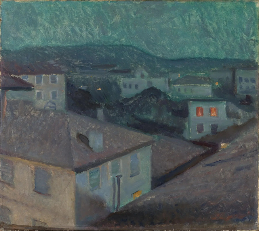 Nacht in Nizza - Edvard Munch
