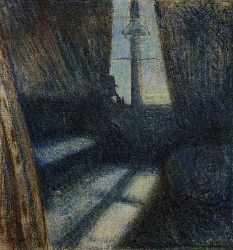 Nacht in Saint-Cloud - Edvard Munch
