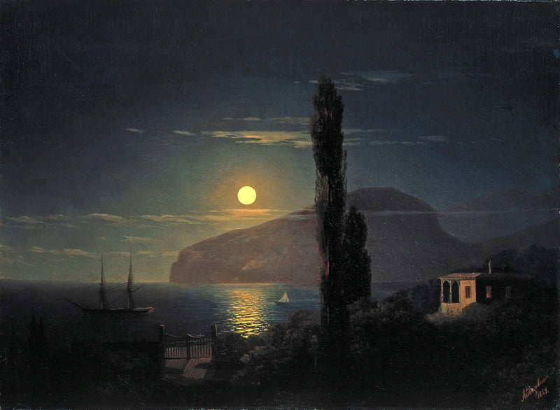 Nacht im Mondschein in der Krim - Ivan Aïvazovski