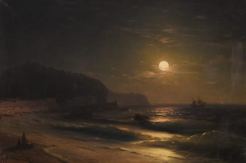 Nacht im Mondschein - Ivan Aïvazovski