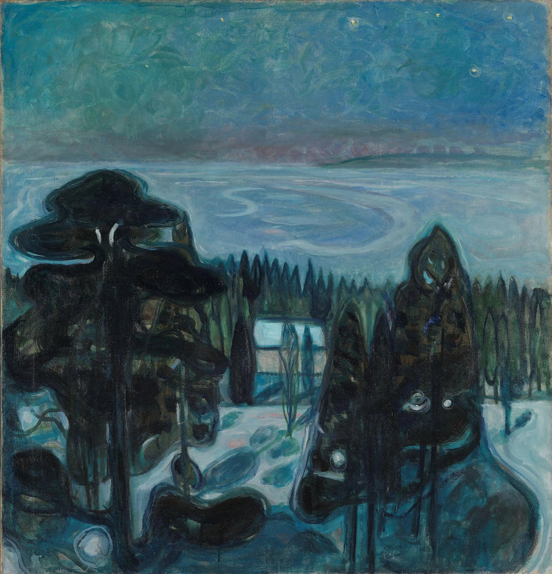 Weiße Nacht - Edvard Munch