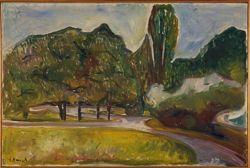 Sommernacht in Studenterlunden - Edvard Munch