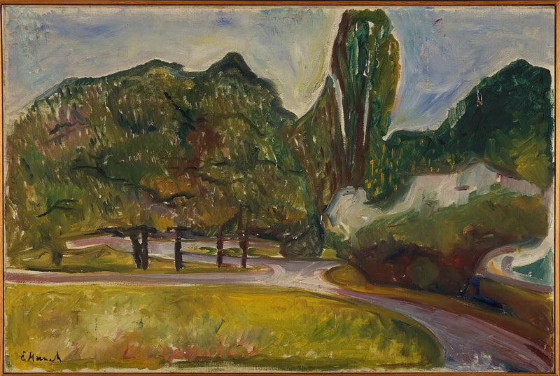 Sommernacht in Studenterlunden - Edvard Munch