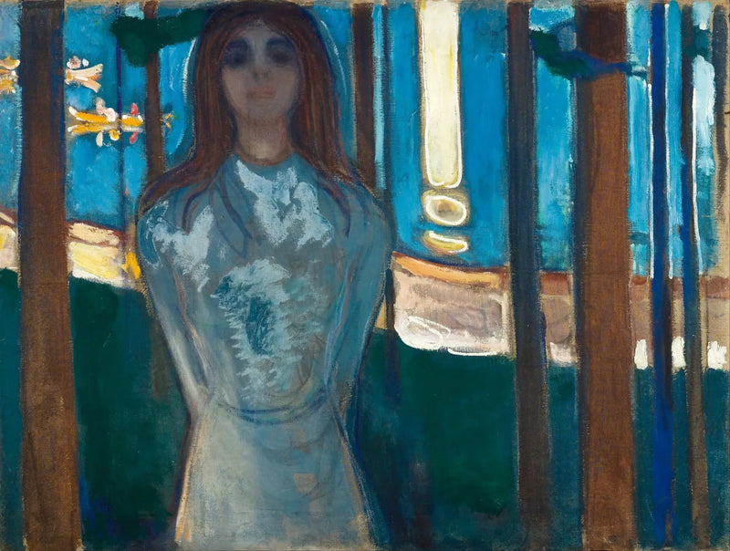 Sommernacht. Die Stimme - Edvard Munch