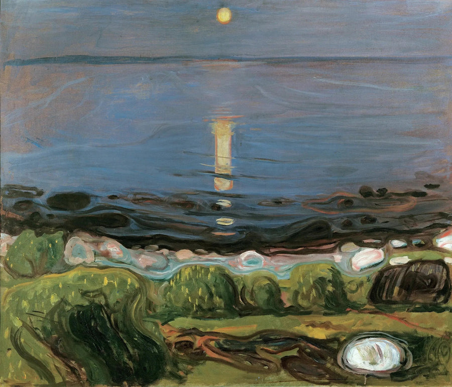 Sommernacht am Strand - Edvard Munch