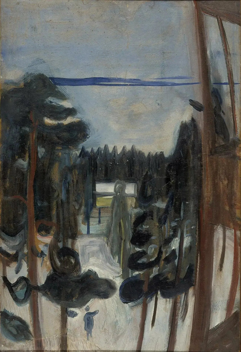 Winternacht - Edvard Munch