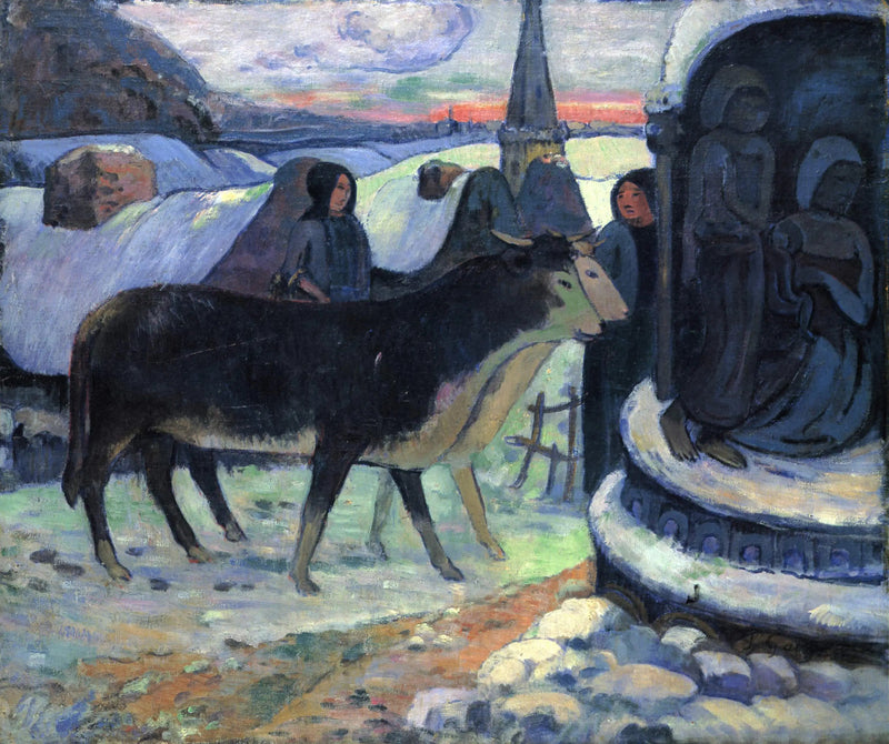 Nacht von Weihnachten, Der Segen der Ochsen - Paul Gauguin