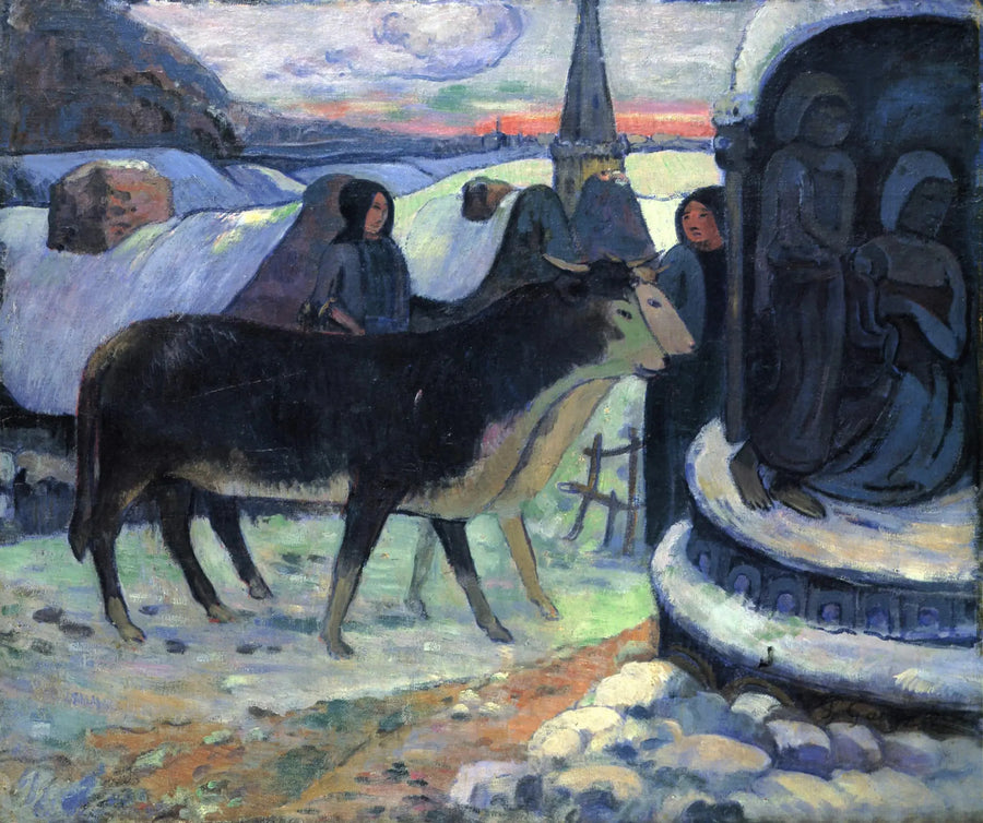 Nacht von Weihnachten, Der Segen der Ochsen - Paul Gauguin