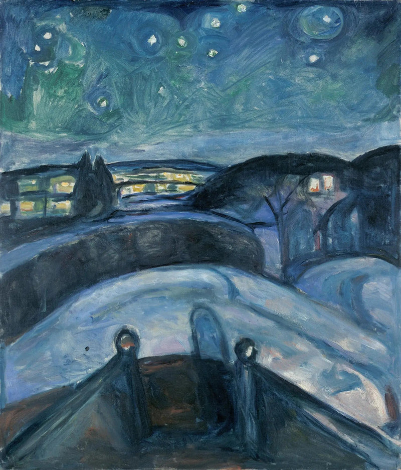 Sternennacht - Edvard Munch