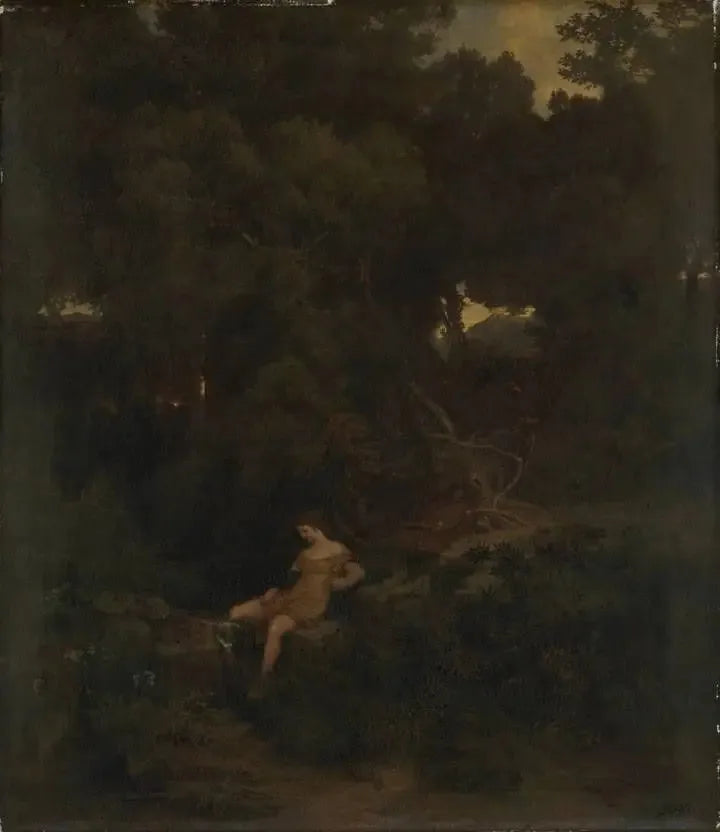 Nymphe an der Quelle - Arnold Böcklin