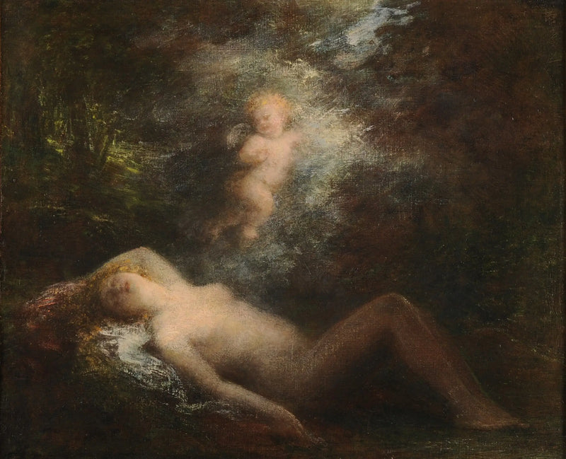 Nymphe schlafend - Henri Fantin-Latour