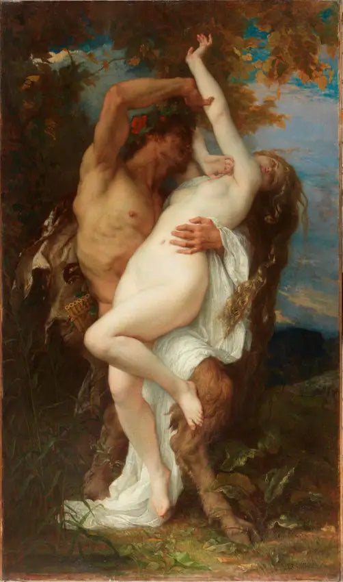Nymphe entführt von einem Faun - Alexandre Cabanel