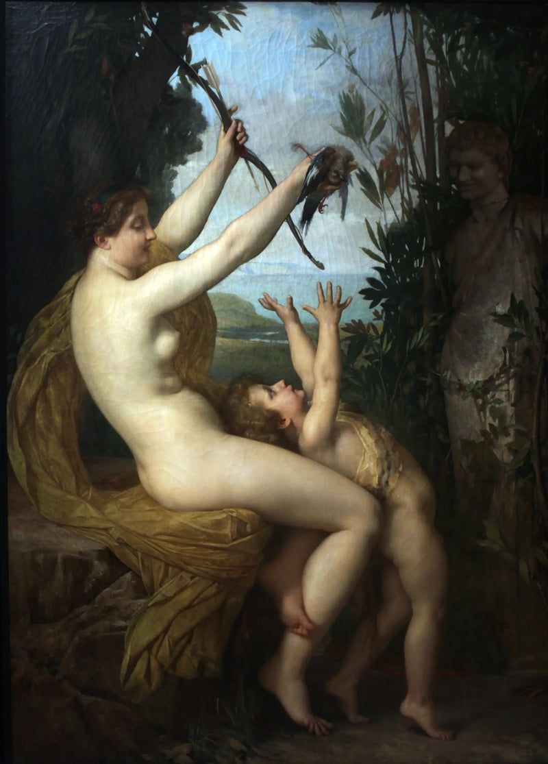 Nymphe und Bacchus - Jules Lefebvre