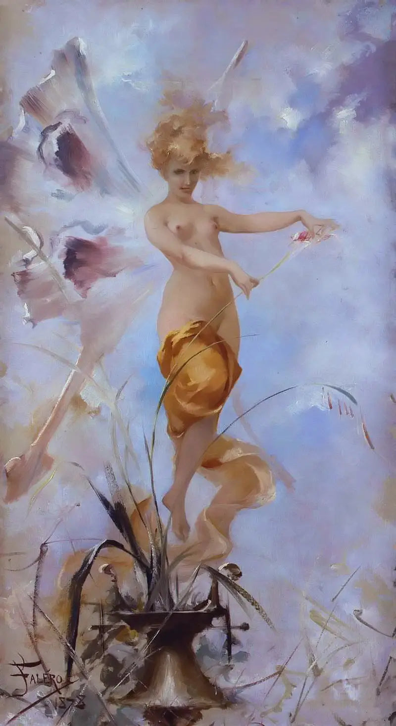 Nymphe - Luis Ricardo Falero
