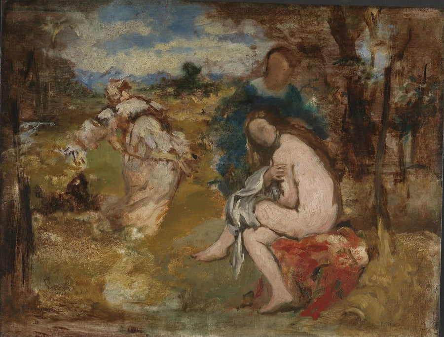 Überraschung Nymphe - Édouard Manet