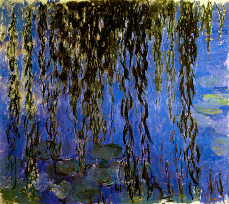 Seerosen mit Weidenzweigen - Claude Monet