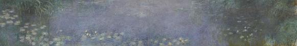 Seerosen, der klare Morgen mit den Weiden – Claude Monet