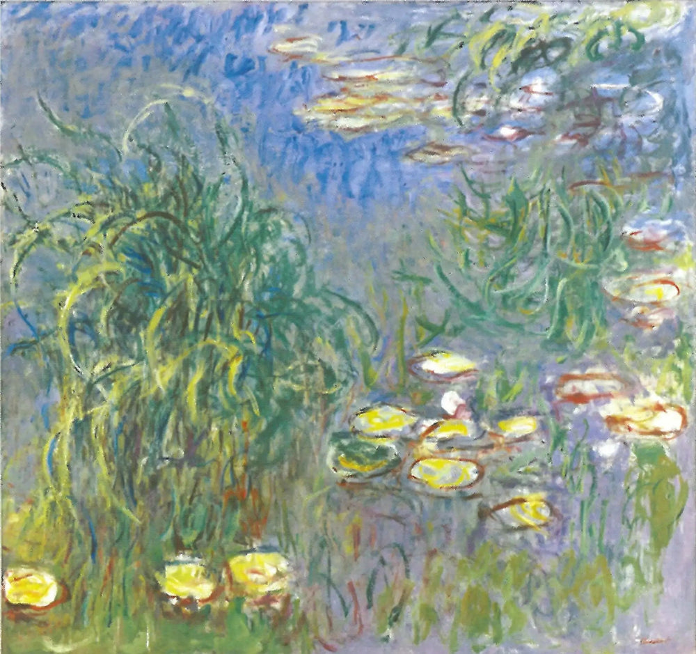 Nymphéas, bouquet d'herbes - Claude Monet image 1 copie de tableau peinte à la main
