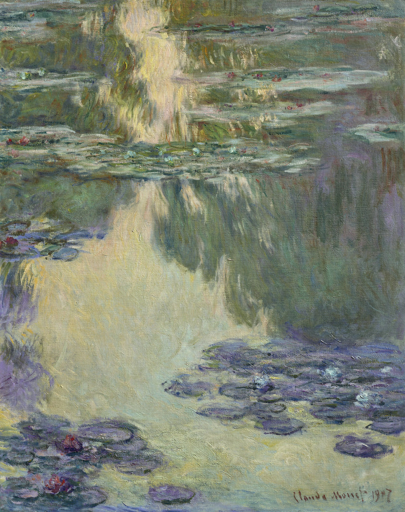 Seerosen W1706, alte Kawamura-Kollektion - Claude Monet
