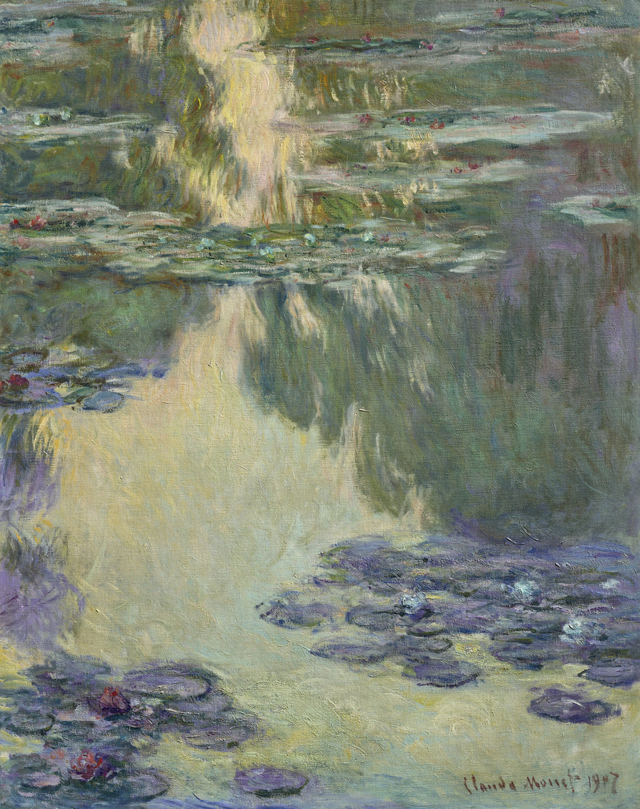 Seerosen W1706, alte Kawamura-Kollektion - Claude Monet