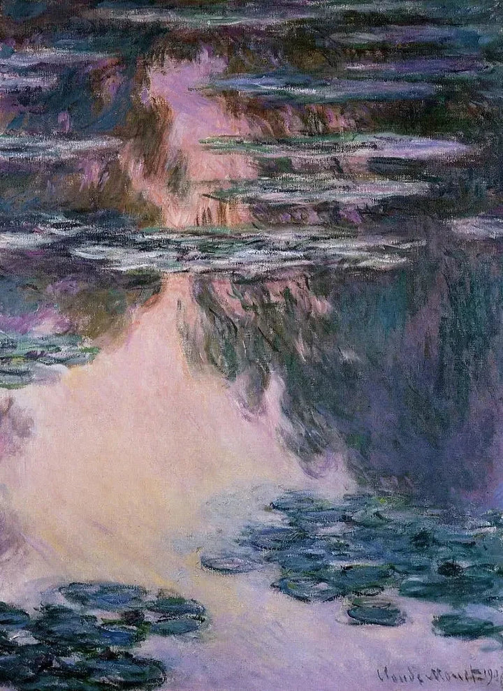 Das Seerosenbecken W1715 - Claude Monet