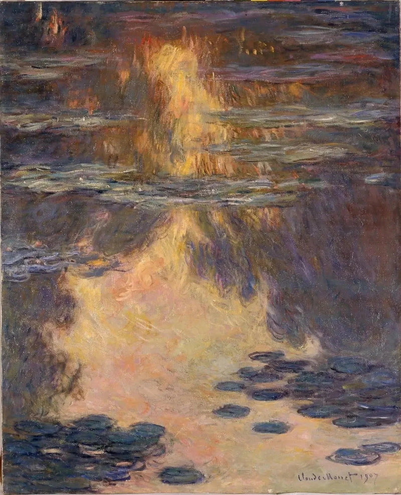 Seerosen, Kuboso Museum W1713 - Claude Monet