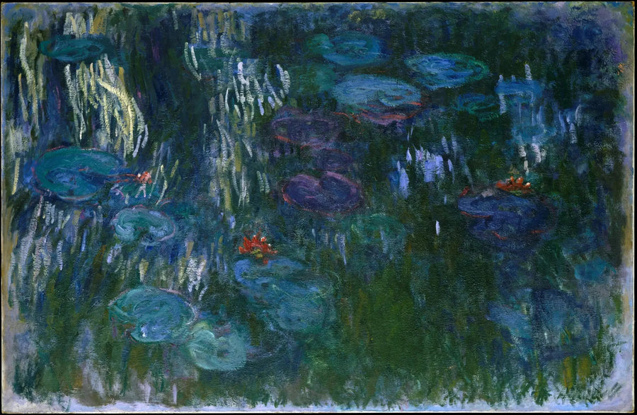Seerosen, Weidenspiegelungen - Claude Monet