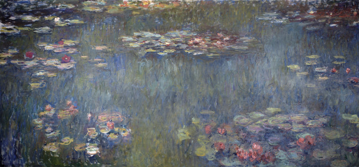 Das Seerosenbecken, grüne Spiegelungen - Claude Monet