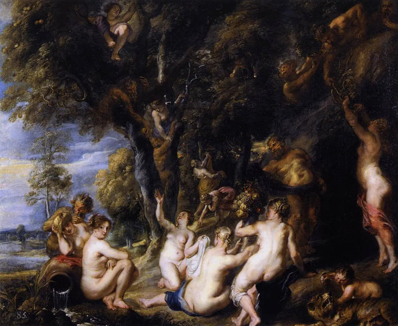 Nymphen und Satyrn - Peter Paul Rubens