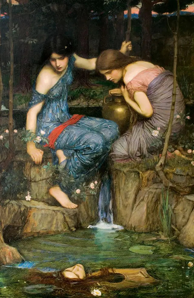 Nymphen finden den Kopf des Orpheus - John William Waterhouse