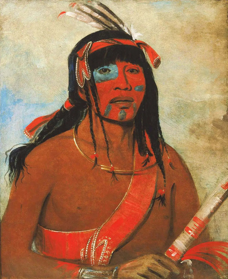 O-tá-wah, der Ottaway, un guerrier - George Catlin