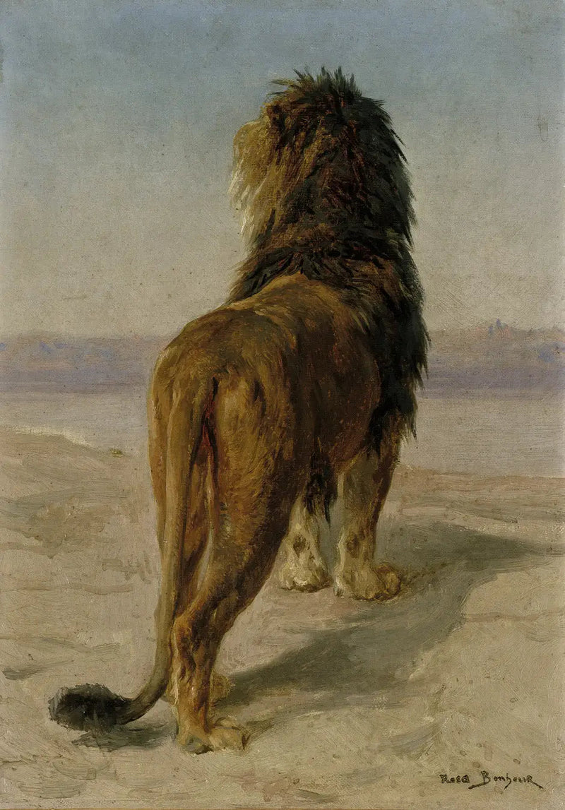 Beobachtung der Löwen - Rosa Bonheur