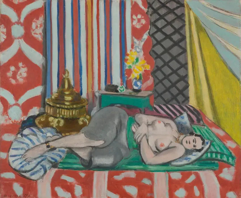 Odaliske mit grauer Hose - Henri Matisse