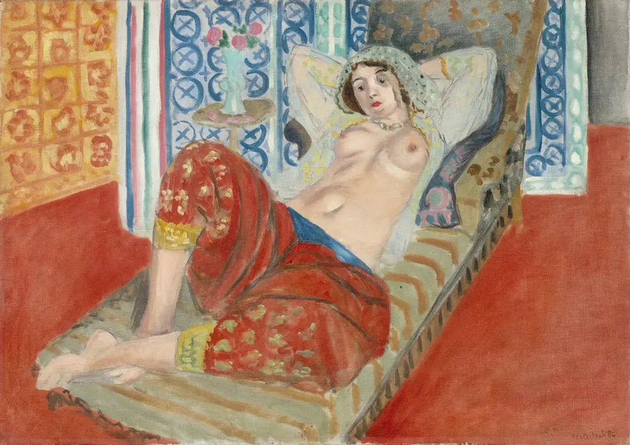 Odaliske mit roter Hose - Henri Matisse