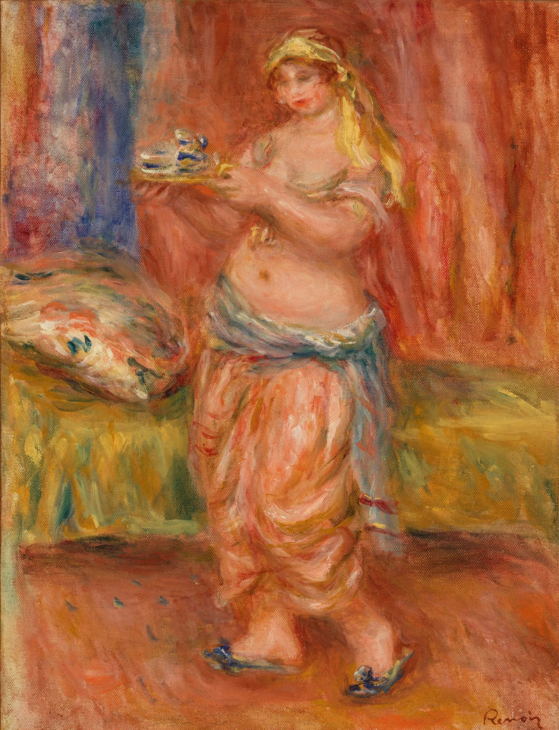 Odaliske mit Teekanne - Pierre-Auguste Renoir