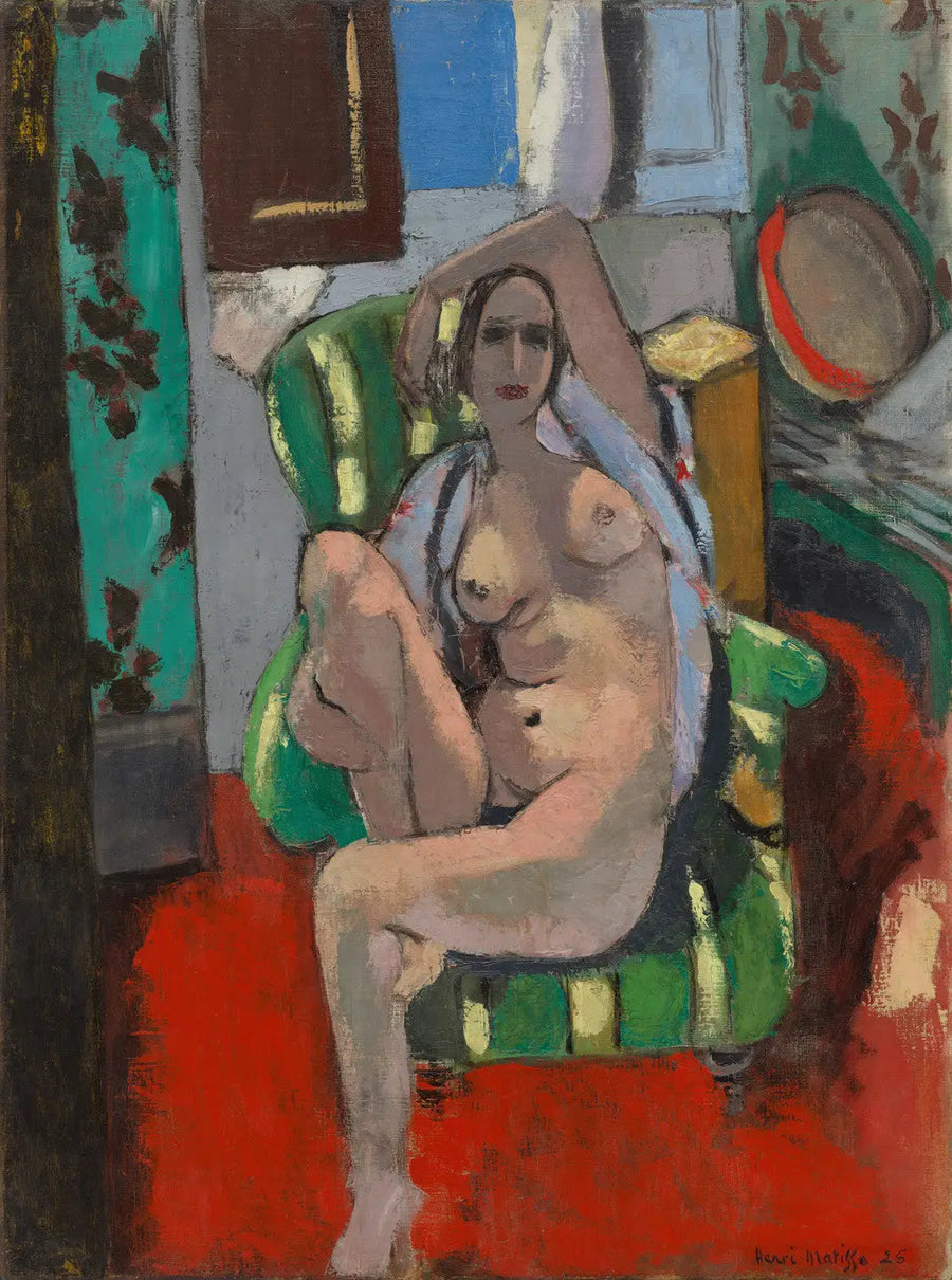Odaliske mit Tamburin - Henri Matisse