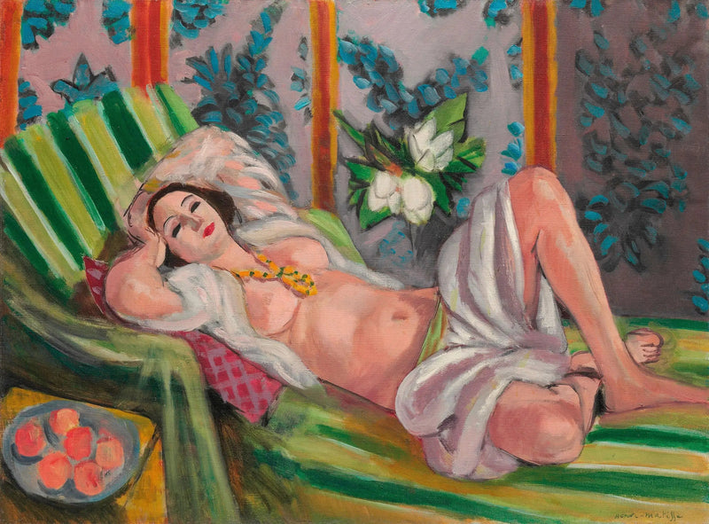 Odaliske mit Magnolien - Henri Matisse
