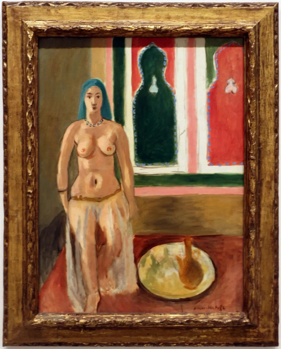 Odaliske mit grünem Haar - Henri Matisse