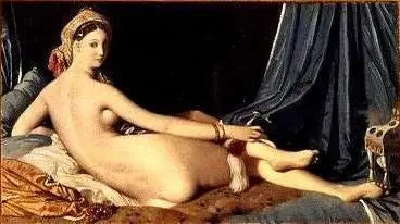 Odaliske liegend, Die große Odaliske - Jean-Auguste-Dominique Ingres