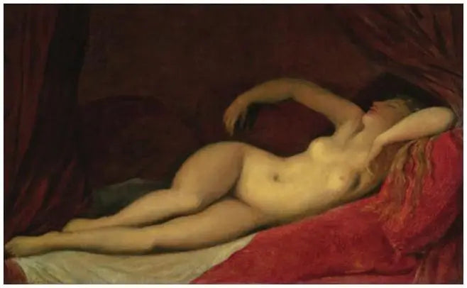Odalisque endormie - Jean-Auguste-Dominique Ingres image 1 tableau peint à l’huile sur toile