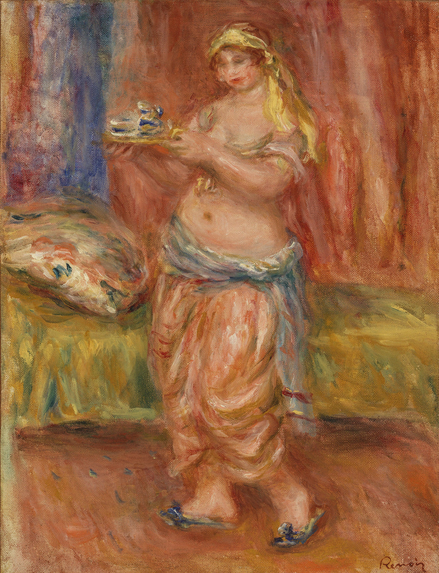 Odaliske mit Teekanne - Pierre-Auguste Renoir