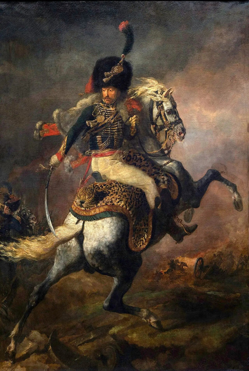 Offizier der Kavallerie der kaiserlichen Garde im Angriff - Théodore Géricault