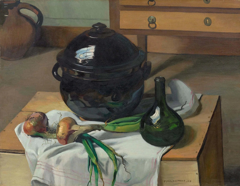 Zwiebeln und Suppe - Félix Vallotton
