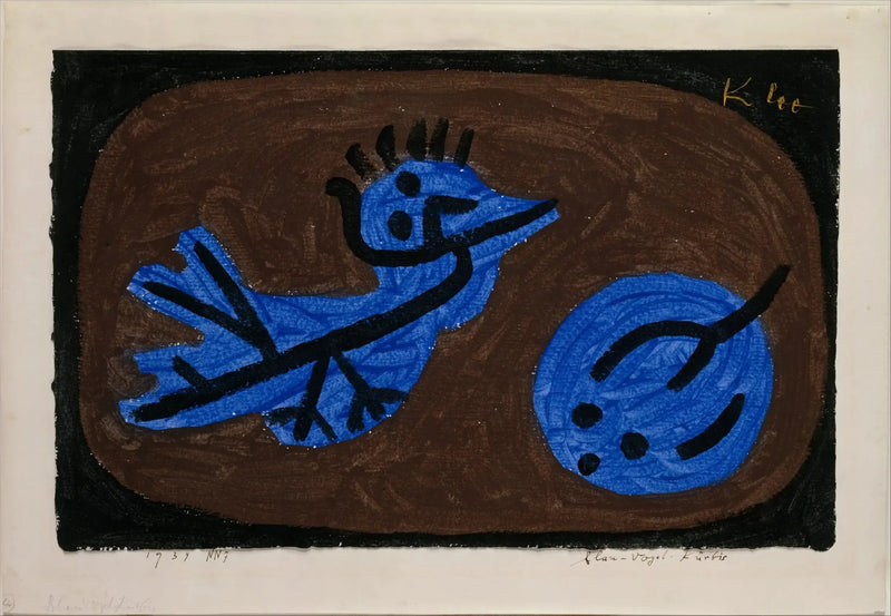 Blauvogel-Kürbis - Paul Klee