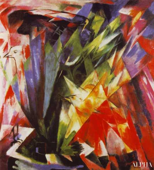 Oiseaux - Franz Marc - Reproductions de tableaux et peintures haut de gamme