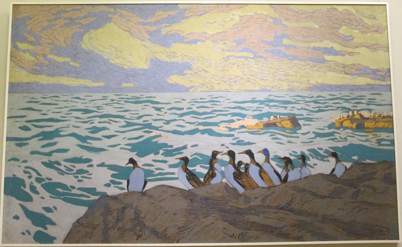 Vögel (Dekoratives Paneel, geschaffen für den Pavillon der russischen Vorstädte auf der Pariser Weltausstellung 1900, für die Sibirische Abteilung) - Konstantin Korovin