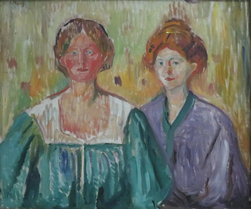 Olga und Rosa Meissner - Edvard Munch